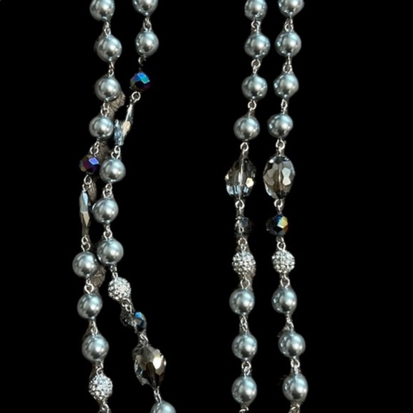 Silver Gray Necklace - Picture 4 of 5